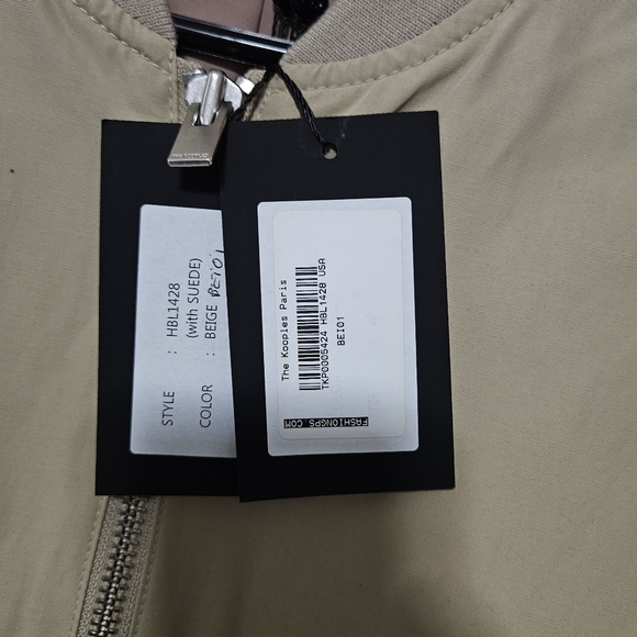 NWT the Koople bomber style suede jacket - Picture 5 of 10